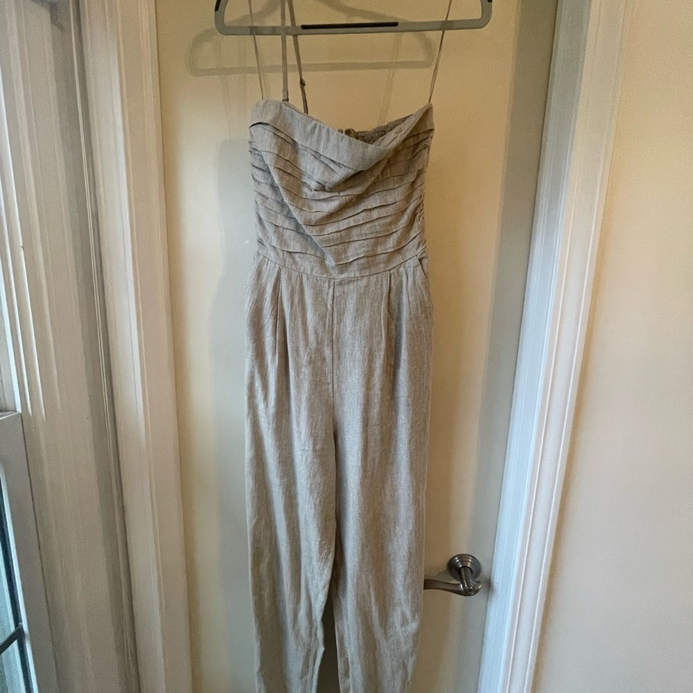 Elegant Beige Jumpsuit